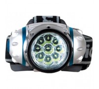Camelion LED5317-9Mx (фонарь налобн, металлик,9 ультра ярк LED,4 реж, 3XR03 в компл, пласт, блист)