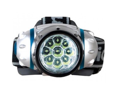 Camelion LED5317-9Mx (фонарь налобн, металлик,9 ультра ярк LED,4 реж, 3XR03 в компл, пласт, блист)