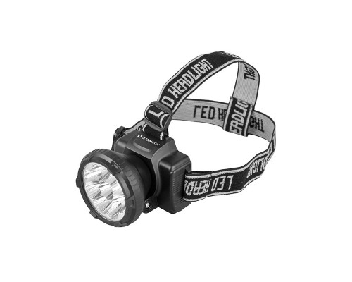 Ultraflash LED5363 (фонарь налобн аккум 220В, черный, 9LED, 2 реж, пласт, бокс)