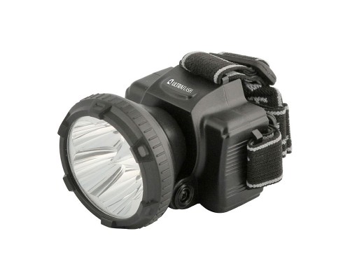 Ultraflash LED5365 (фонарь налобн аккум 220В, черный, 5 LED, 2 реж, пласт, бокс)