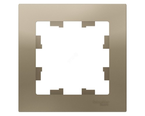 Systeme electric ATN000501 ATLASDESIGN 1-постовая РАМКА, ШАМПАНЬ