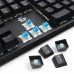 игровая Gembird KB-G550L USB, бирюзовый металлик, переключатели Outemu Blue, 104 клавиши, подсветка 7 цветов 20 режимов, FN, кабель тканевый 1.8м
