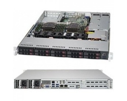Supermicro SYS-1029P-WTRT 1U, 2xLGA3647, 12xDDR4, 10x2.5, 2x10GbE, IPMI, 2x750W, 2x PCIEx16, 1x PCIEx8