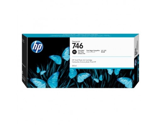 HP P2V82A Картридж HP 746 черный фото HP DesignJet Z6/Z9+ series, (300 мл)