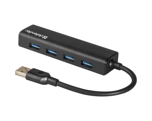DEFENDER Универсальный USB разветвитель Quadro Express USB3.0, 4 порта (83204)