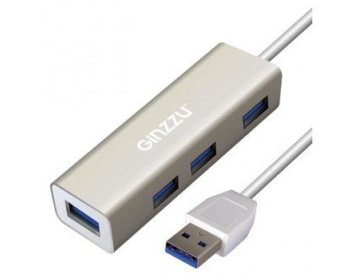 HUB GR-517UB Ginzzu USB 3.0, 4 порта USB3.0, 20см кабель