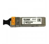 D-Link 330T/10KM/A1A WDM SFP-трансивер с 1 портом 1000Base-BX-D (Tx:1550 нм, Rx:1310 нм) для одномодового оптического кабеля (до 10 км, разъем Simplex LC)
