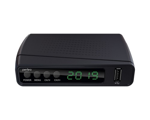 Perfeo DVB-T2/C приставка STREAM для цифр.TV, Wi-Fi, IPTV, HDMI, 2 USB, DolbyDigital, пульт ДУ PF_A4351