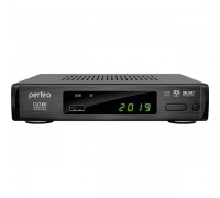 Perfeo DVB-T2/C приставка LEADER для цифр.TV, Wi-Fi, IPTV, HDMI, 2 USB, DolbyDigital, пульт ДУ PF_A4412