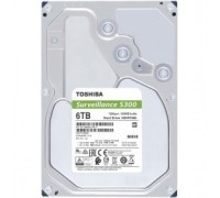 6TB Toshiba Surveillance S300 (HDWT360UZSVA) SATA 6.0Gb/s, 7200 rpm, 256Mb buffer, 3.5 для видеонаблюдения