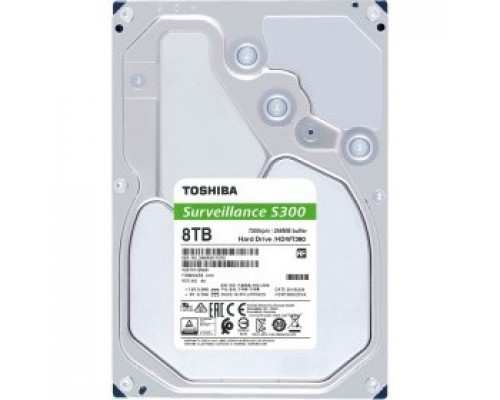 8TB Toshiba Surveillance S300 (HDWT380UZSVA) SATA 6.0Gb/s, 7200 rpm, 256Mb buffer, 3.5 для видеонаблюдения