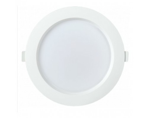Iek LDVO0-1703-18-4000-K01 Светильник LED ДВО 1703 белый круг 18Вт 4000K IP40 пластик. корпус, диам 192 мм