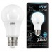 GAUSS 102502216 Светодиодная лампа LED A60 16W E27 1470lm 4100K 1/10/50