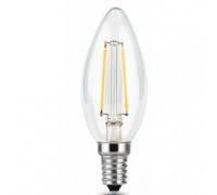 GAUSS 103801105 Светодиодная лампа LED Filament Свеча E14 5W 420lm 2700К 1/10/50