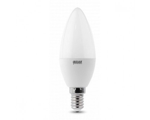 GAUSS 33116 Светодиодная лампа LED Elementary Свеча 6W E14 420lm 3000K