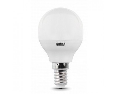 GAUSS 53210 Светодиодная лампа LED Elementary Шар 10W E27 880lm 3000K 1/10/100 0