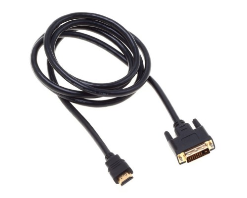 аудио-видео Buro HDMI (m), DVI-D (Dual Link) (m) 1.8м.Позолоченные контакты черный (BHP RET HDMI_DVI18)