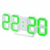 Perfeo LED часы-будильник LUMINOUS, белый корпус / зелёная подсветка (PF-663)