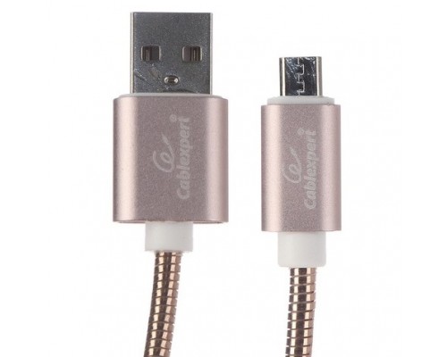 Cablexpert Кабель USB 2.0 CC-G-mUSB02Cu-0.5M AM/microB, серия Gold, длина 0.5м, золото, блистер