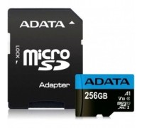 Micro SecureDigital 256Gb A-Data AUSDX256GUICL10A1-RA1 MicroSDXC Class 10 UHS-I, SD adapter