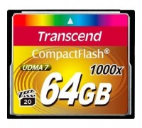 Compact Flash 64Gb Transcend, High Speed (TS64GCF1000) 1000-x