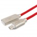 Cablexpert Кабель USB 2.0 CC-P-mUSB02R-1.8M AM/microB, серия Platinum, длина 1.8м, красный, блистер
