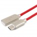 Cablexpert Кабель USB 2.0 CC-P-USBC02R-1.8M AM/Type-C, серия Platinum, длина 1.8м, красный, блистер