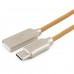 Cablexpert Кабель USB 2.0 CC-P-USBC02Gd-1.8M AM/Type-C, серия Platinum, длина 1.8м, золотой, блистер