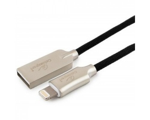 Cablexpert Кабель для Apple CC-P-APUSB02Bk-1.8M MFI, AM/Lightning, серия Platinum, длина 1.8м, черный, блистер