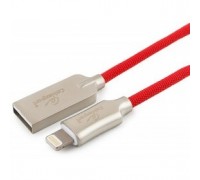 Cablexpert Кабель для Apple CC-P-APUSB02R-1.8M MFI, AM/Lightning, серия Platinum, длина 1.8м, красный, блистер
