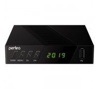 Perfeo DVB-T2/C приставка STREAM-2 для цифр.TV, Wi-Fi, IPTV, HDMI, 2 USB, DolbyDigital, пульт ДУ PF_A4488