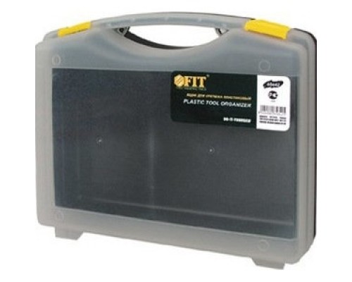 FIT РОС Ящик для крепежа (органайзер) прозрачный 10 (27 х 21 х 8 см) 65642