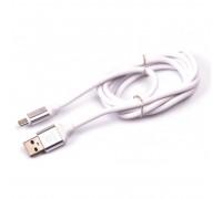 Harper Силиконовый Кабель для зарядки и синхронизации USB - microUSB, SCH-330 white (1м, способны заряжать устройства до 2х ампер)