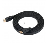 Harper Кабель HDMI, DCHM-443 (3м, пластиковый корпус коннектора, плоский кабель.)