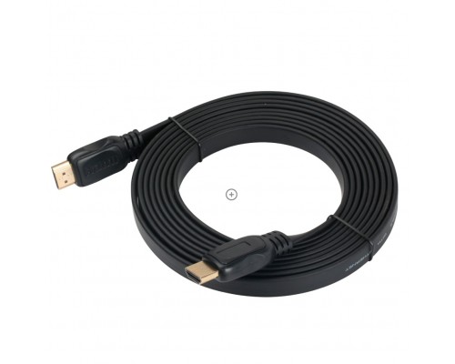 Harper Кабель HDMI, DCHM-443 (3м, пластиковый корпус коннектора, плоский кабель.)