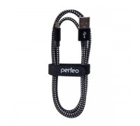 PERFEO Кабель USB2.0 A вилка - Micro USB вилка, черно-белый, длина 3 м. (U4802)