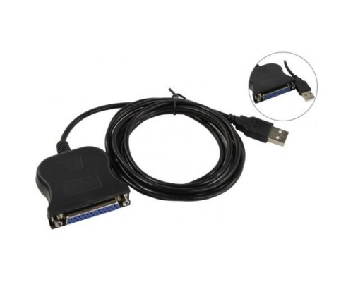 ORIENT Кабель-адаптер USB Am to ULB-225N18 (доп.порт LPT в систему), длина 1.8м, крепеж разъема - гайки