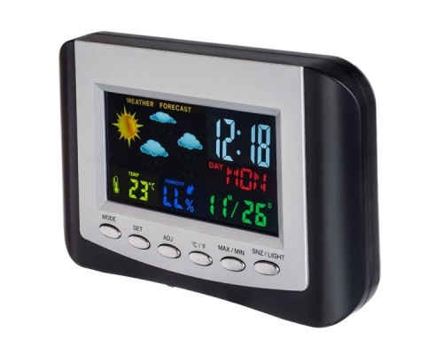 Perfeo Часы-метеостанция Color, (PF-S3332CS) цветной экран, время, температура, влажность, дата
