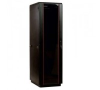 ЦМО Шкаф телекоммуникационный напольный 47U (600 х 1000) дверь стекло, цвет черный(ШТК-М-47.6.10-1ААА-9005) (3 места)
