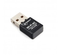 Gembird Сетевой двухдиапазонный Wi-Fi мини USB-адаптер 600 Мбит, USB, 802.11b/g/n/ac/а (WNP-UA-008)