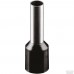 Iek UGN10-006-06-12 Наконечник-гильза Е6012 6мм2 с изолированным фланцем (черный) (100 шт)