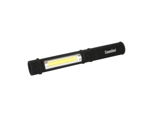 Camelion LED51521 (фонарь-ручка, COB LED+1W LED, 3XR03, пластик, магнит, клипса, блистер)