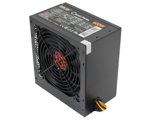 Ginzzu CB600 12CM black,24+4p,2 PCI-E(6+2), 4*SATA,3*IDE,оплетка MB, кабель питания
