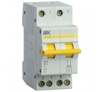 Iek MPR10-2-016 Выключатель-разъединитель трехпозиционный ВРТ-63 2P 16А