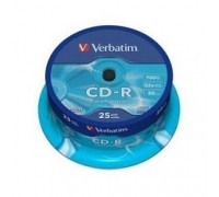 Verbatim и CD-R 25 шт. 52-x 700Mb, Cake Box (43432)