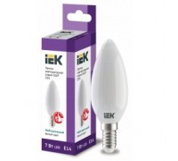 Iek LLF-C35-7-230-40-E14-FR Лампа LED C35 свеча матов. 7Вт 230В 4000К E14 серия 360°