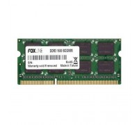 Foxline DDR3 SODIMM 4GB FL1600D3S11SL-4G (PC3-12800, 1600MHz, 1.35V)