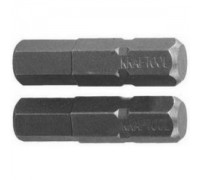Биты X-DRIVE торсионные кованые, обточенные, KRAFTOOL 26127-4-50-2, Cr-Mo сталь, тип хвостовика E 1/4, HEX4, 50мм, 2шт 26127-4-50-2