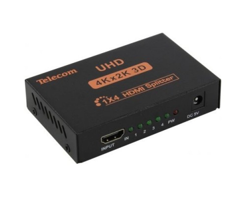 Telecom Разветвитель HDMI 1=&gt;4 4k@30Hz &lt;TTS7005&gt;