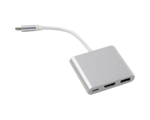 Telecom Кабель-концентратор USB3.1 TypeCm --&gt;HDMI+USB3.0 +PD charging 4K@30Hz &lt;TUC010T&gt;